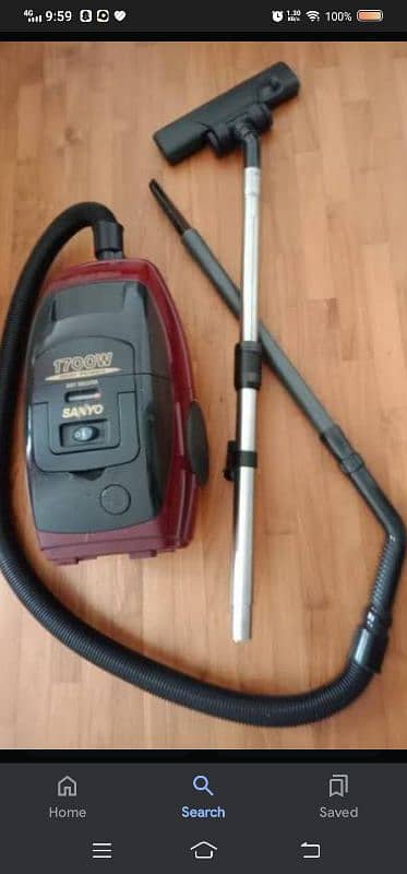 Sanyo vacuum cleaner 1700w 2