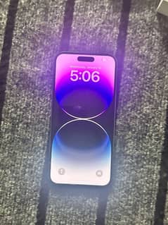 iphone 14 pro max JV SIM purple color 128 gb