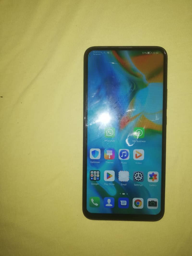 Y9 prime 2019 Lcd crack touch is OK no fault 4gb / 128gb 9