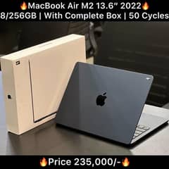 Macbook Air M2 13Inch 8GB 256GB 2022 2021 2020