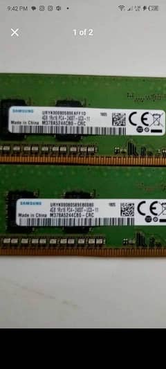 Samsung ddr4 8gb ram for pc