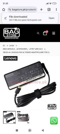 Lenovo cType charge 0