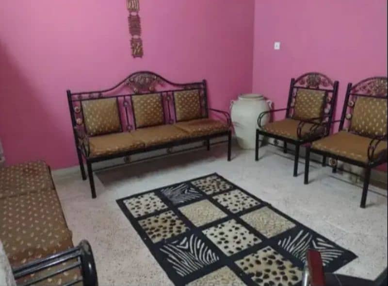 8 seater sofa set with pot in reasonable price 1