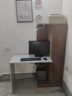 Study table with wardrobe