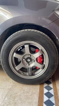 Te37 Volk Racing Rims 4 nuts 6.5jj