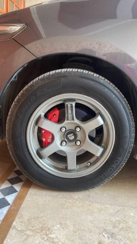 Te37 Volk Racing Rims 4 nuts 6.5jj 4