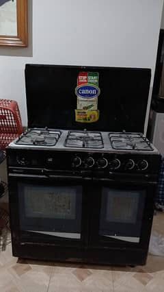 nas gas 5 Burner with Gas Oven & Grill Model