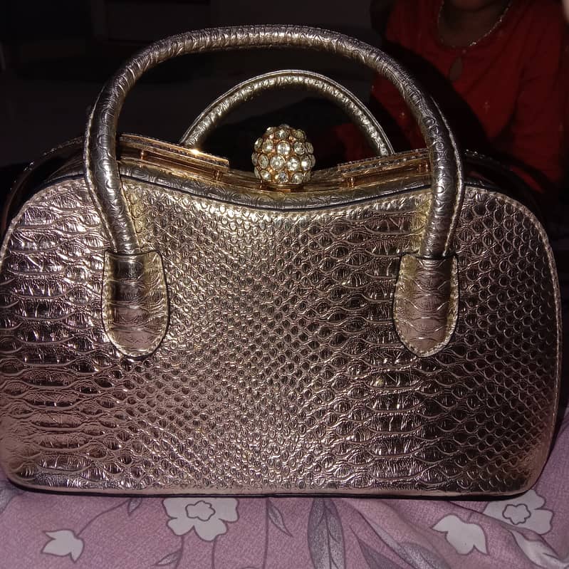 Big sized fancy Bridal Purse 1