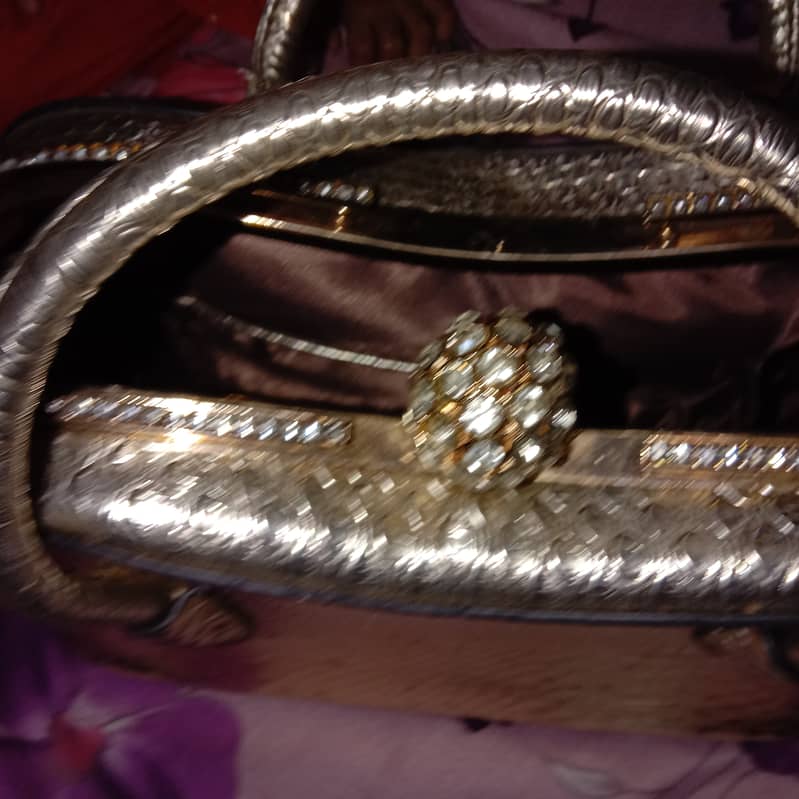 Big sized fancy Bridal Purse 4