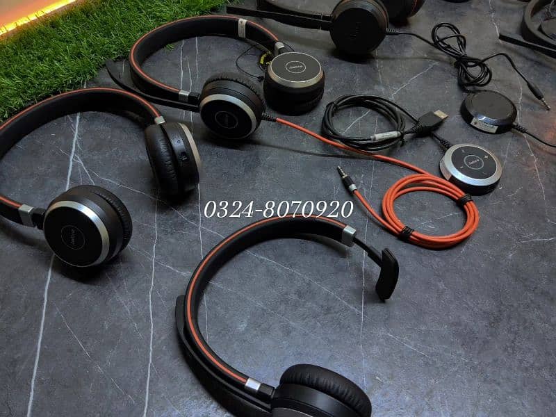 Jabra Evolve 2 20 | 30 | 40 | 65 Mono Dual Side Headset Headphone Call 1