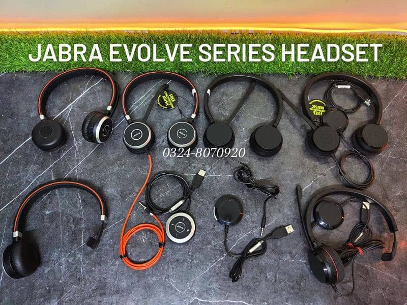 Jabra Evolve 2 20 | 30 | 40 | 65 Mono Dual Side Headset Headphone Call 3