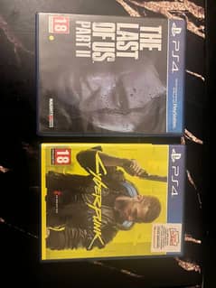 Last of us 2 and cyberpunk 2077 ps4