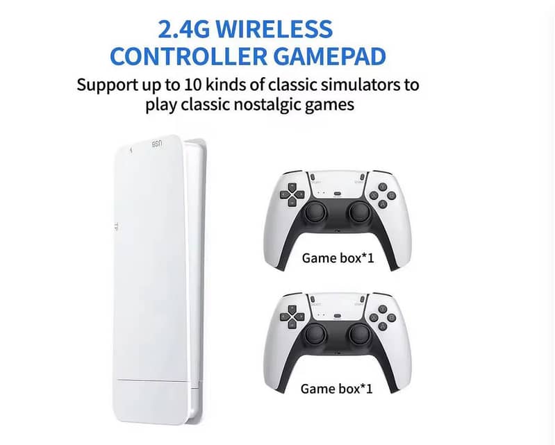 M15 Wireless 4K Game Stick Gamepads 20K+ Games 7