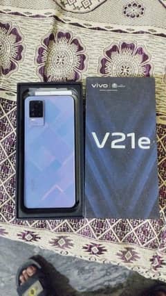 vivo v21e 8/128 box charger sath 0