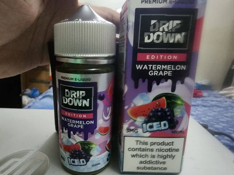 Drip Down Vape Liquid Urgent Sale / Juice 3 MG 100 ML ORIGINAL 2