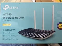 urgent TP link Archer C20 750. dual band router slightly used