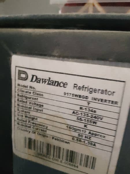 dawlance inverter fridge 8