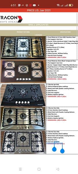 Gas Stove & Hob 12