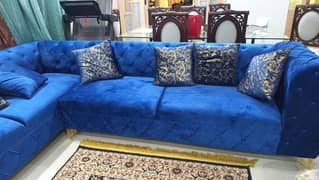 L shaped 8 seaters brand new sofa set