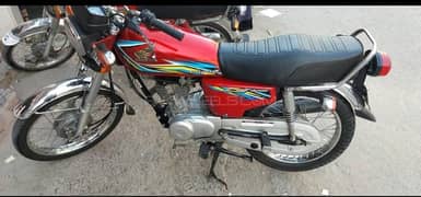 Honda CG125 2018 (Red)-Well Maintained