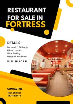 RUNNING PROFITABLE RESTAURANT FOR SALE