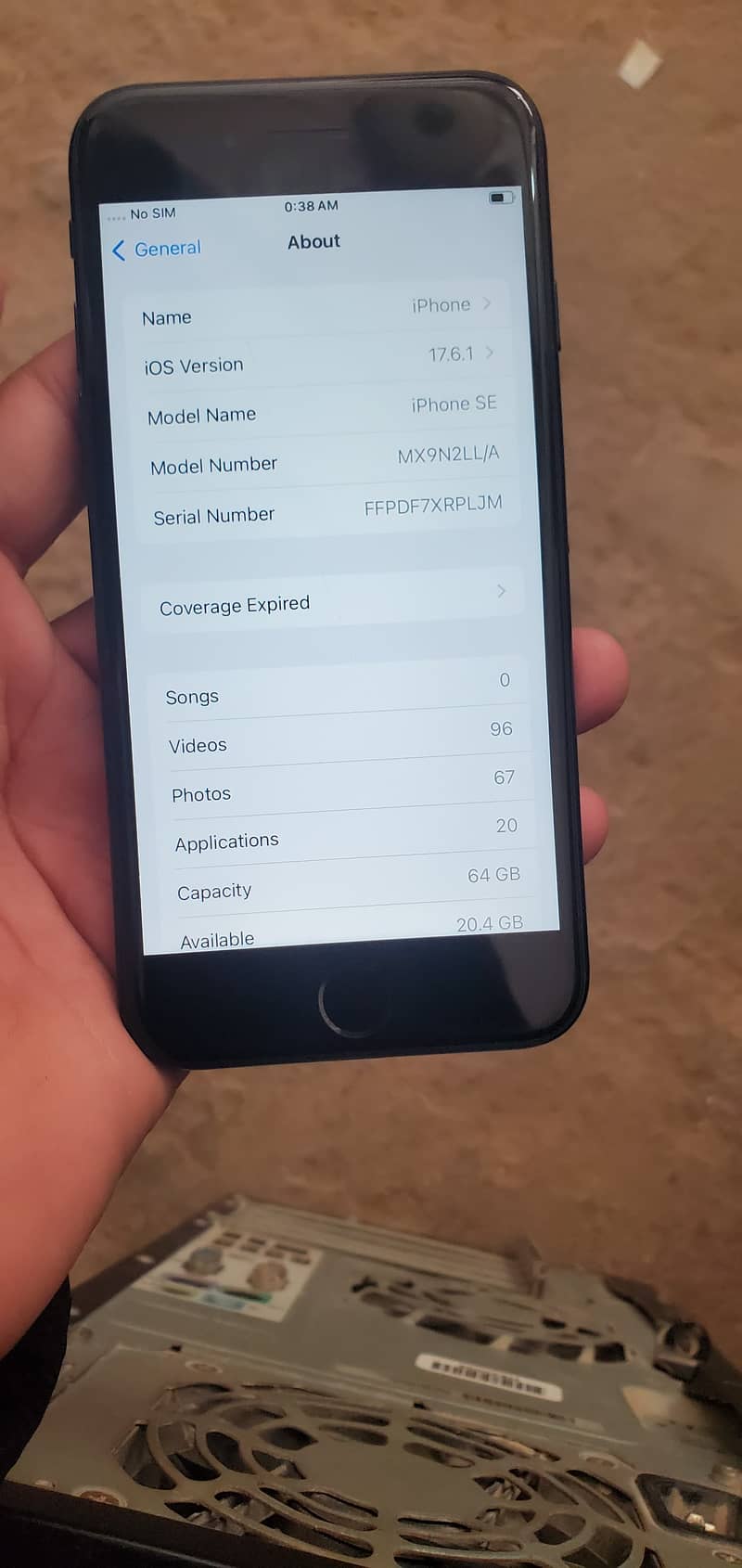 Iphone Se 10/10 Conditio Water Pack All Ok 7