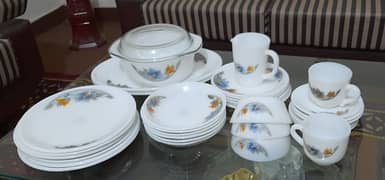 marble dinner set 6 person