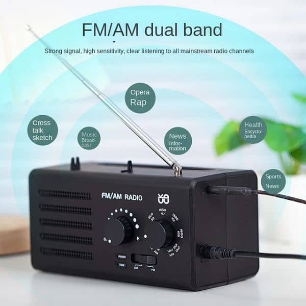 W-906 Radio Dual Band FM/AM 1