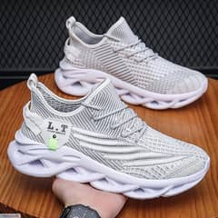 Men's breathable spring shoes white