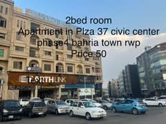 2bed Room Apartment Furnished Civic Center Phase4 Bahria Town