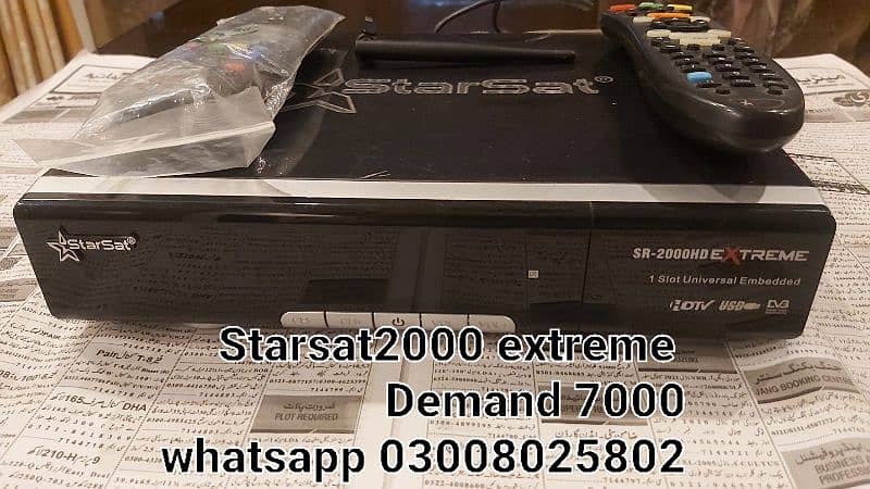 6&2 feet dish &Starsat Extreme 2000 & Accessories 2