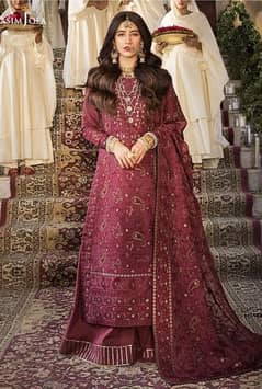 women dress/winter dress/unstitched dress/dhanak dress/ fancy dress