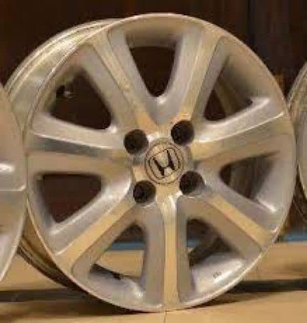 Honda city steermatic original alloy rim 1 piece for sale 0