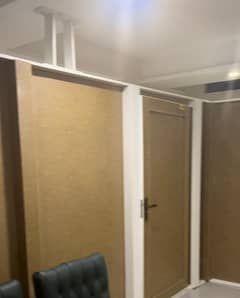 Wooden partition with door for sale