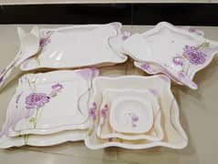 Dove melamine ware - 64 pcs dinner set