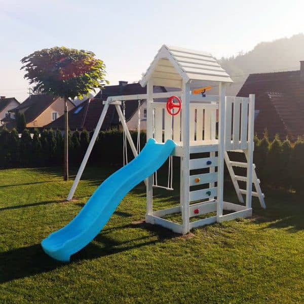 Kids Swings /Slide / Wooden Play House /Tree house /  Wooden Swings 6