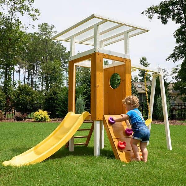 Kids Swings /Slide / Wooden Play House /Tree house /  Wooden Swings 11