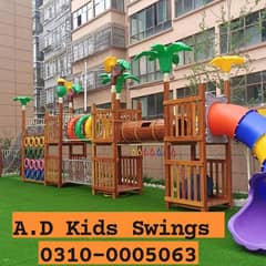 Kids Swings /Slide / Wooden Play House /Tree house /  Wooden Swings