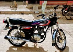 Honda cg 125 model 2017 10/10 genuine nawabshah number RS 115000