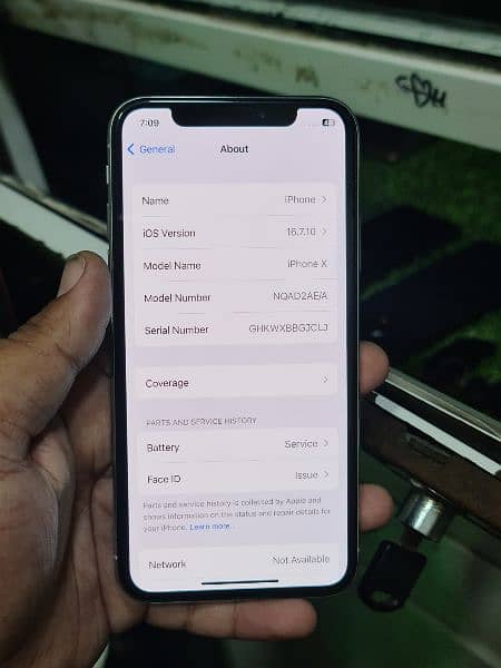 IPhone x 64gb pta approved with box face id fail 8