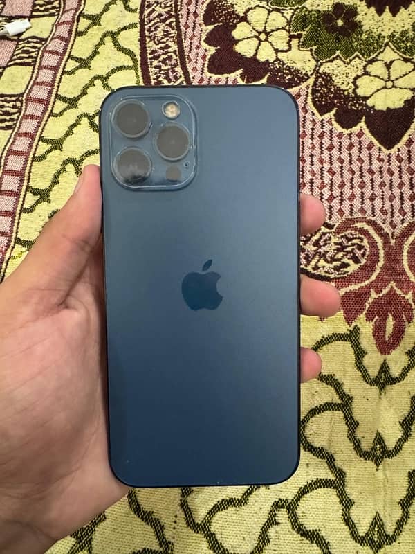 i phone 12 pro max 128 gb lla pta officeal aprove seira blue 0