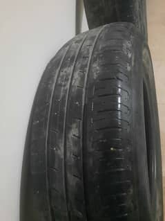 4 Tyres set for sales of aqua car condition 10/8