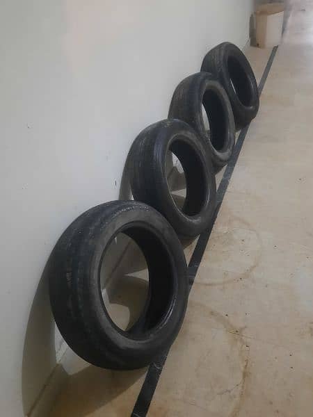 4 Tyres set for sales of aqua car condition 10/8 1