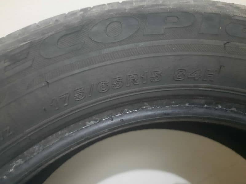 4 Tyres set for sales of aqua car condition 10/8 2