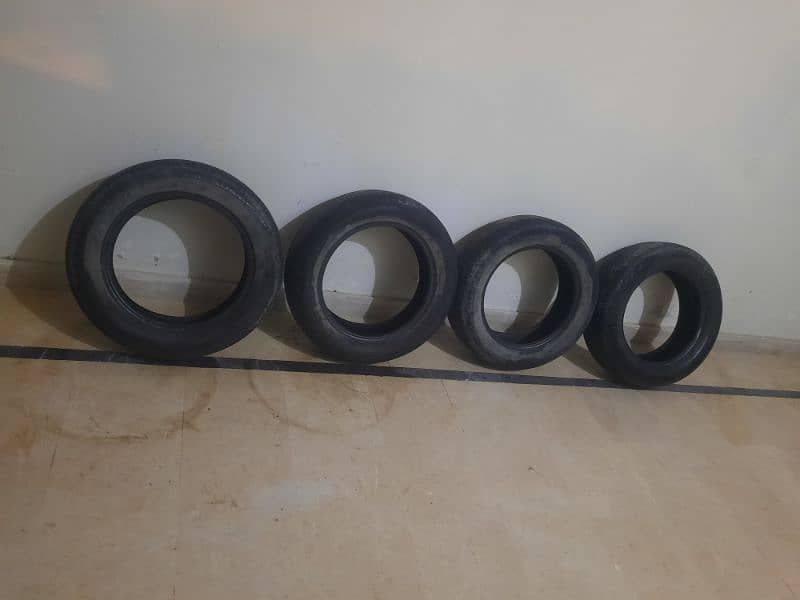 4 Tyres set for sales of aqua car condition 10/8 3