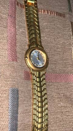 Woman watch gold-plated original