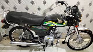 HONDA CD 70 2023 MODEL 23 K SEPTEMBER KI HAI 03214030318