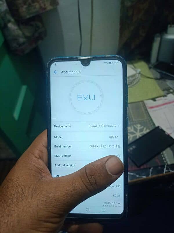 Huwaei Y7 prime 2019  conditions 9/0 4