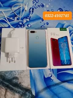 Oppo F9 Pro (128+6GB) Box with Charger| Lush Condition (100% ok Phone)