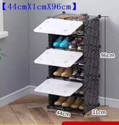 6 layer shoe rack multi use as kitchen rack or kids wardrobe